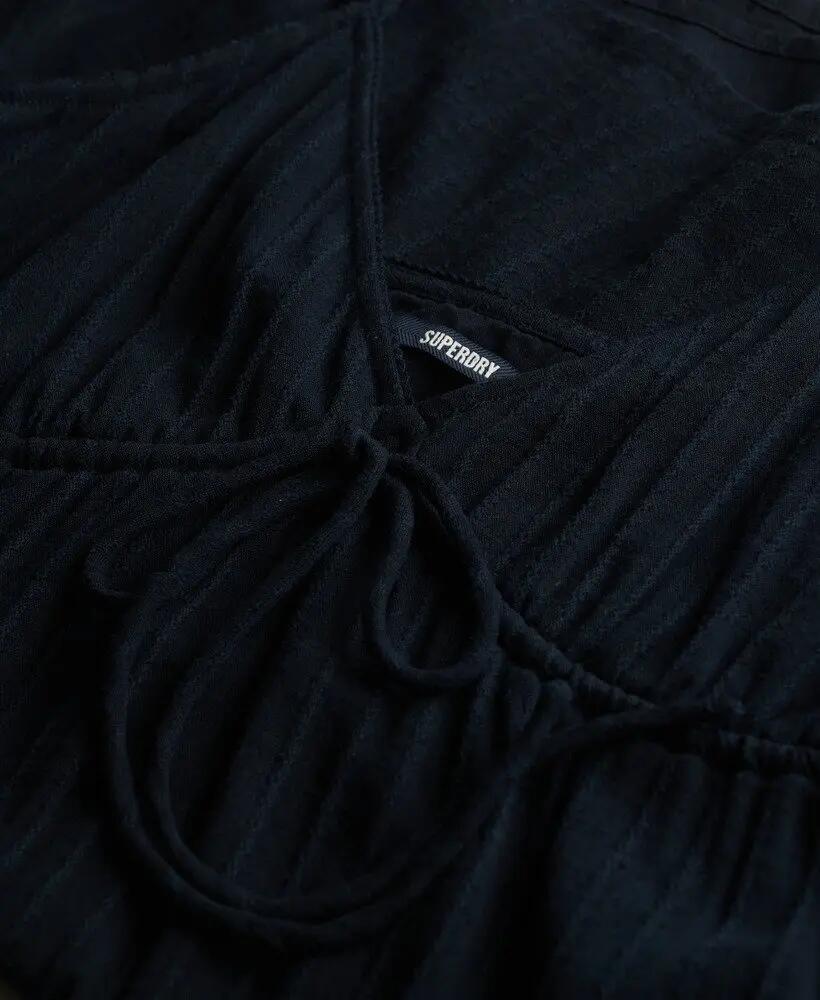 superdry Vestido curto cami tecido texturizado 6/7