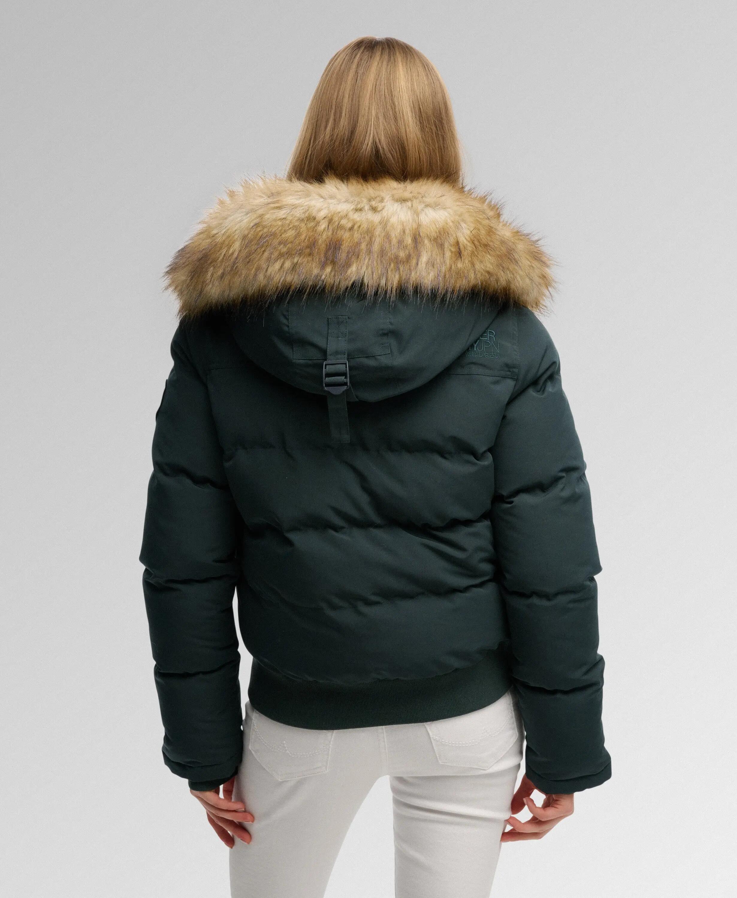 superdry Kurtka bomber Everest z kapturem slim z recyklowanego poliestru 6/7