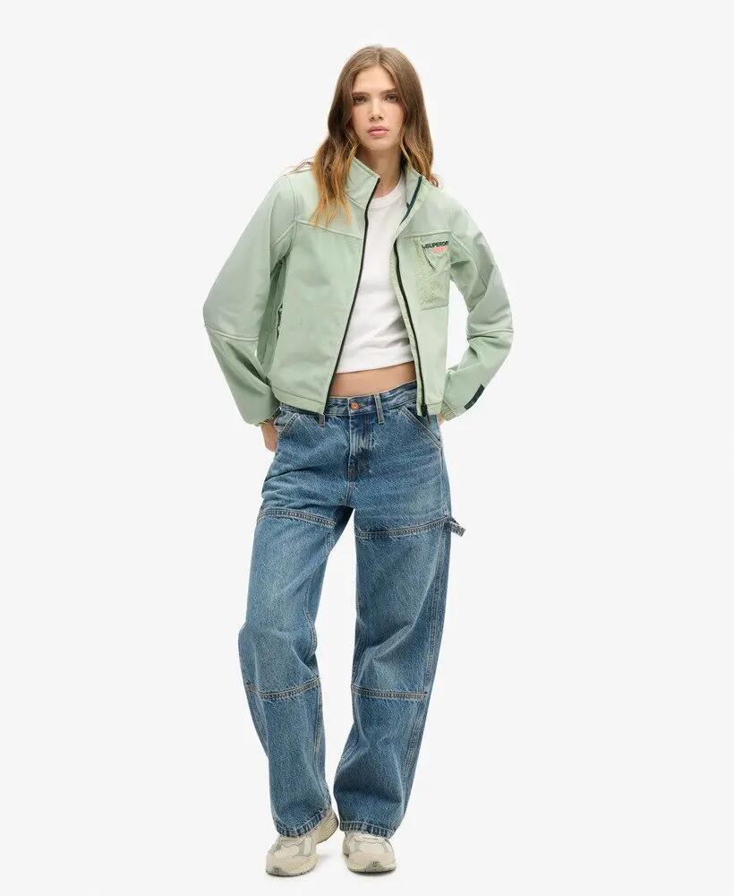 superdry Hybrid Trekker Jkt damska w kolorze SEA GREEN 2/7