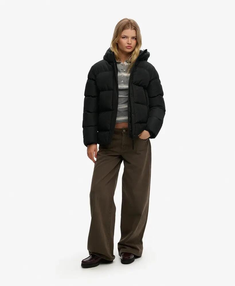 superdry Giacca imbottita mid‑length con cappuccio — 100% riciclato 3/7