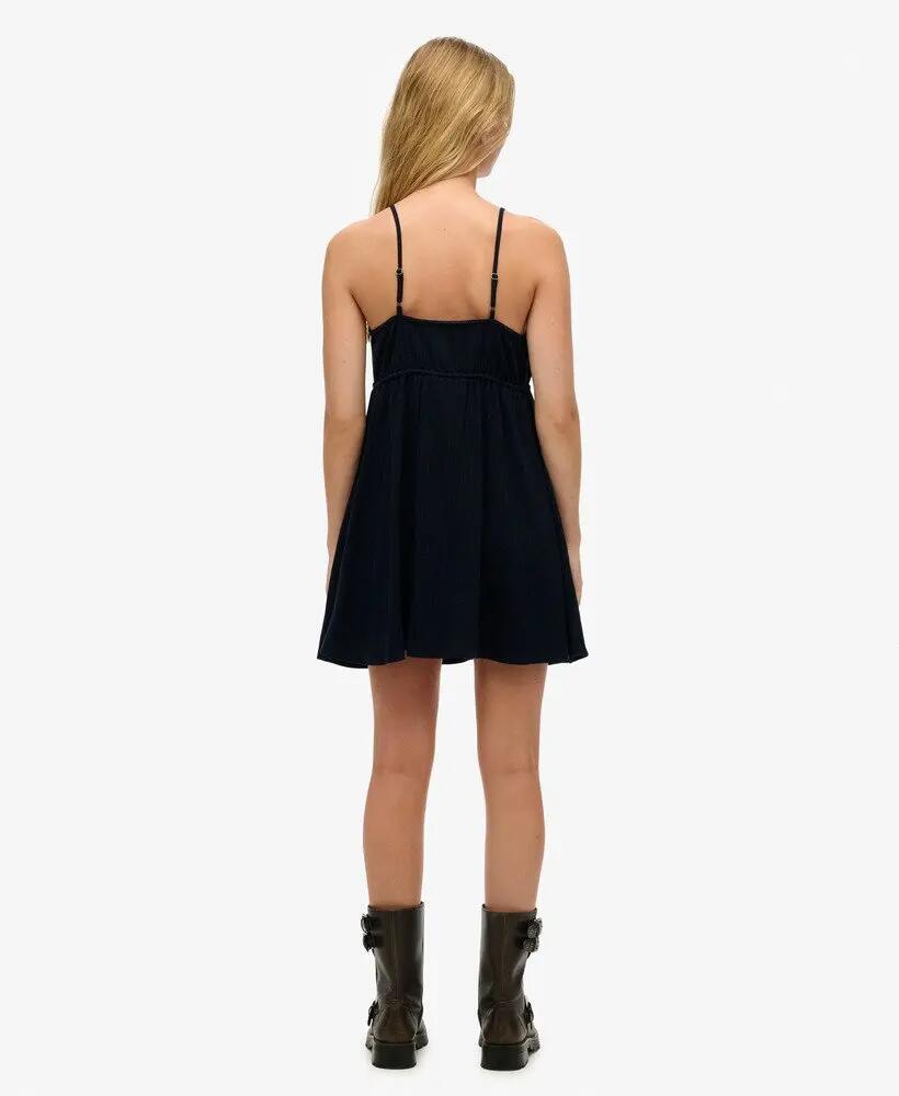 superdry Vestido curto cami tecido texturizado 4/7