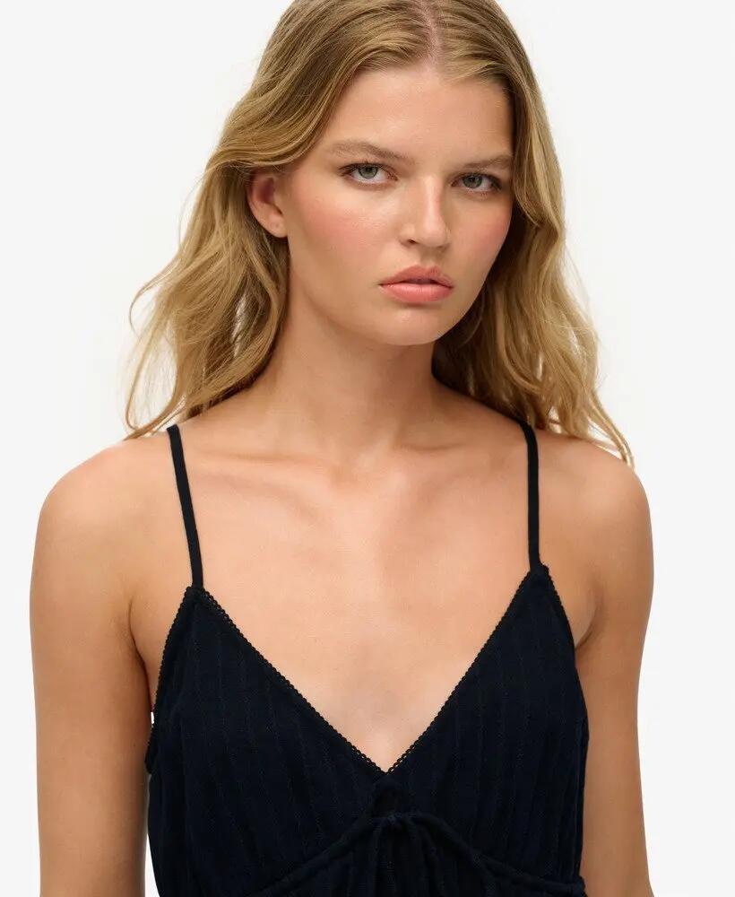 superdry Vestido curto cami tecido texturizado 3/7