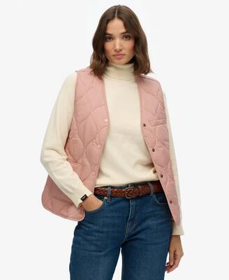 Superdry quilted lite liner gilet – licht gewatteerd gilet