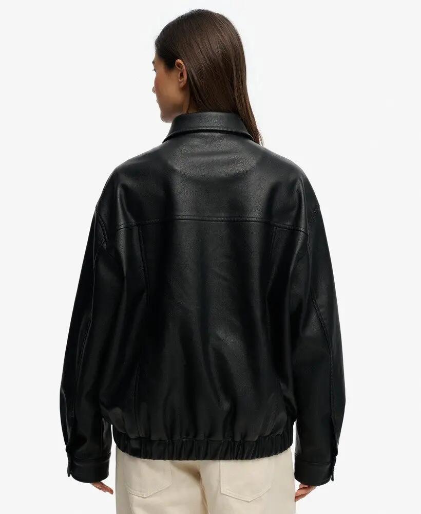 superdry Veste Bomber Oversized à Col en Polyester recyclé 5/5