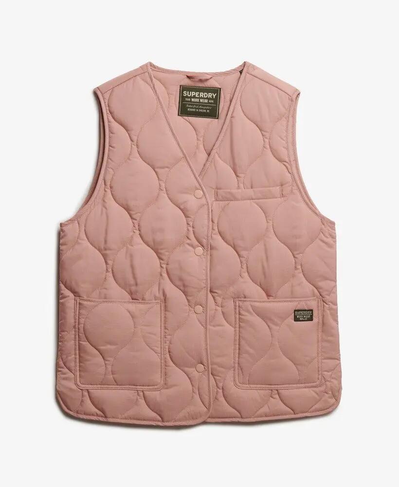 superdry Quilted Lite Liner Gilet – Colete acolchoado leve 7/7