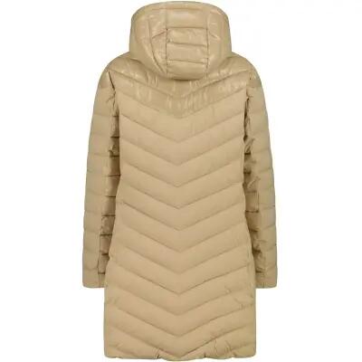 cmp WOMAN LONG COAT lange damesjas 100% polyester — P405 Cookie 3/4