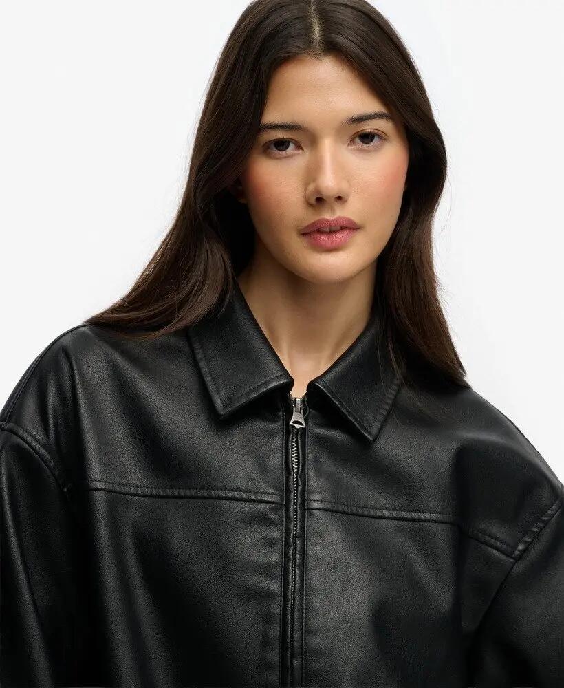 superdry Veste Bomber Oversized à Col en Polyester recyclé 4/5
