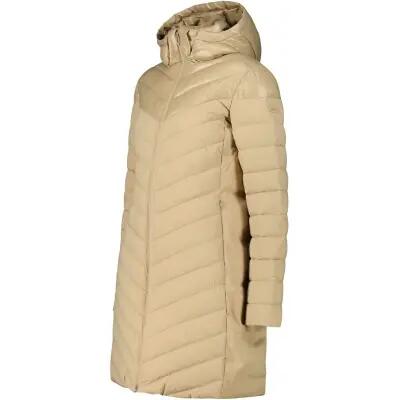 cmp WOMAN LONG COAT lange damesjas 100% polyester — P405 Cookie 2/4