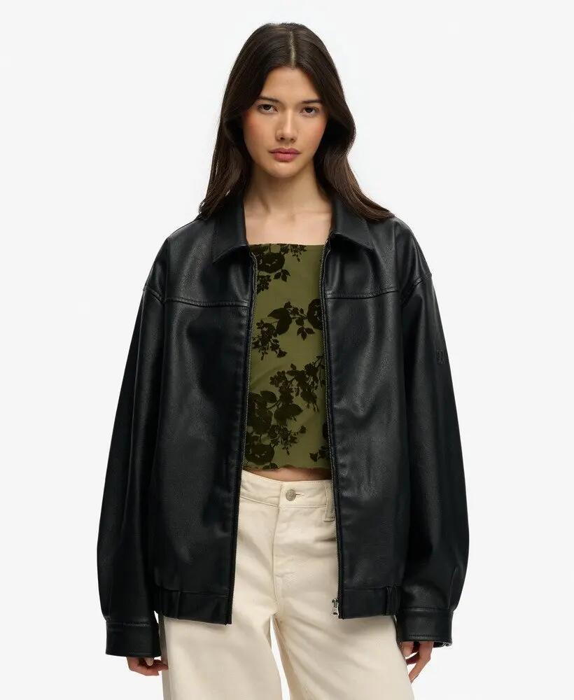 superdry Veste Bomber Oversized à Col en Polyester recyclé 2/5