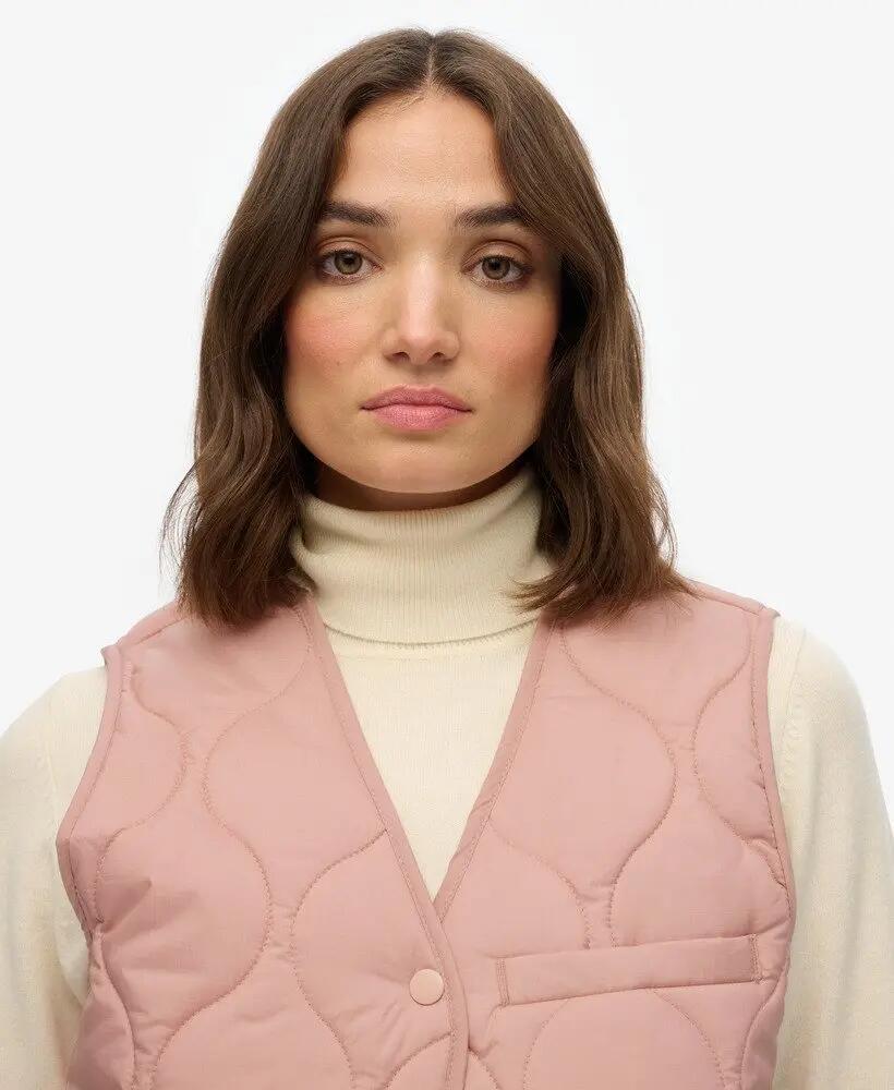 superdry Quilted Lite Liner Gilet – Colete acolchoado leve 4/7