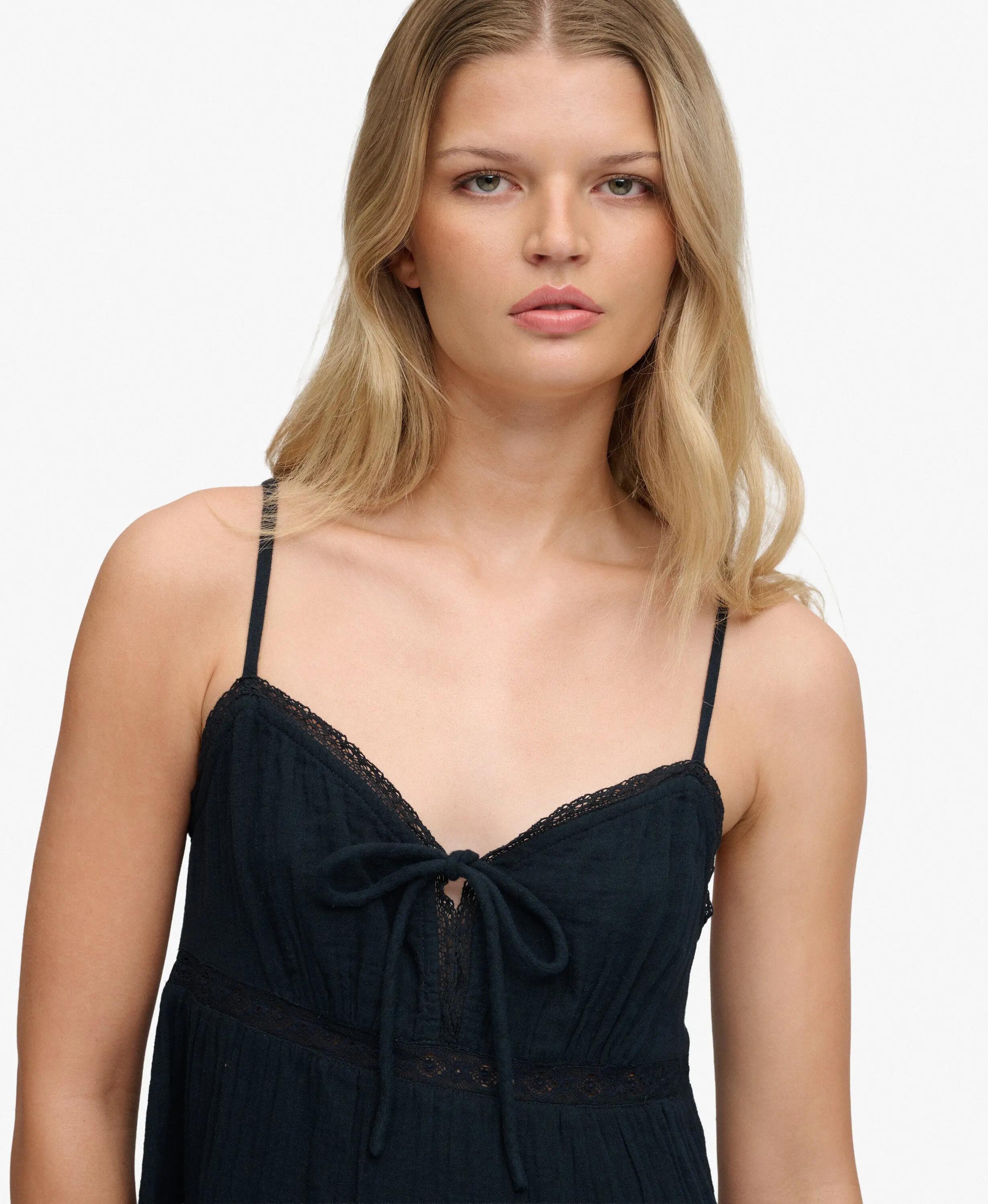 superdry Vestido mini em algodão biológico com camadas – Cheesecloth 4/7
