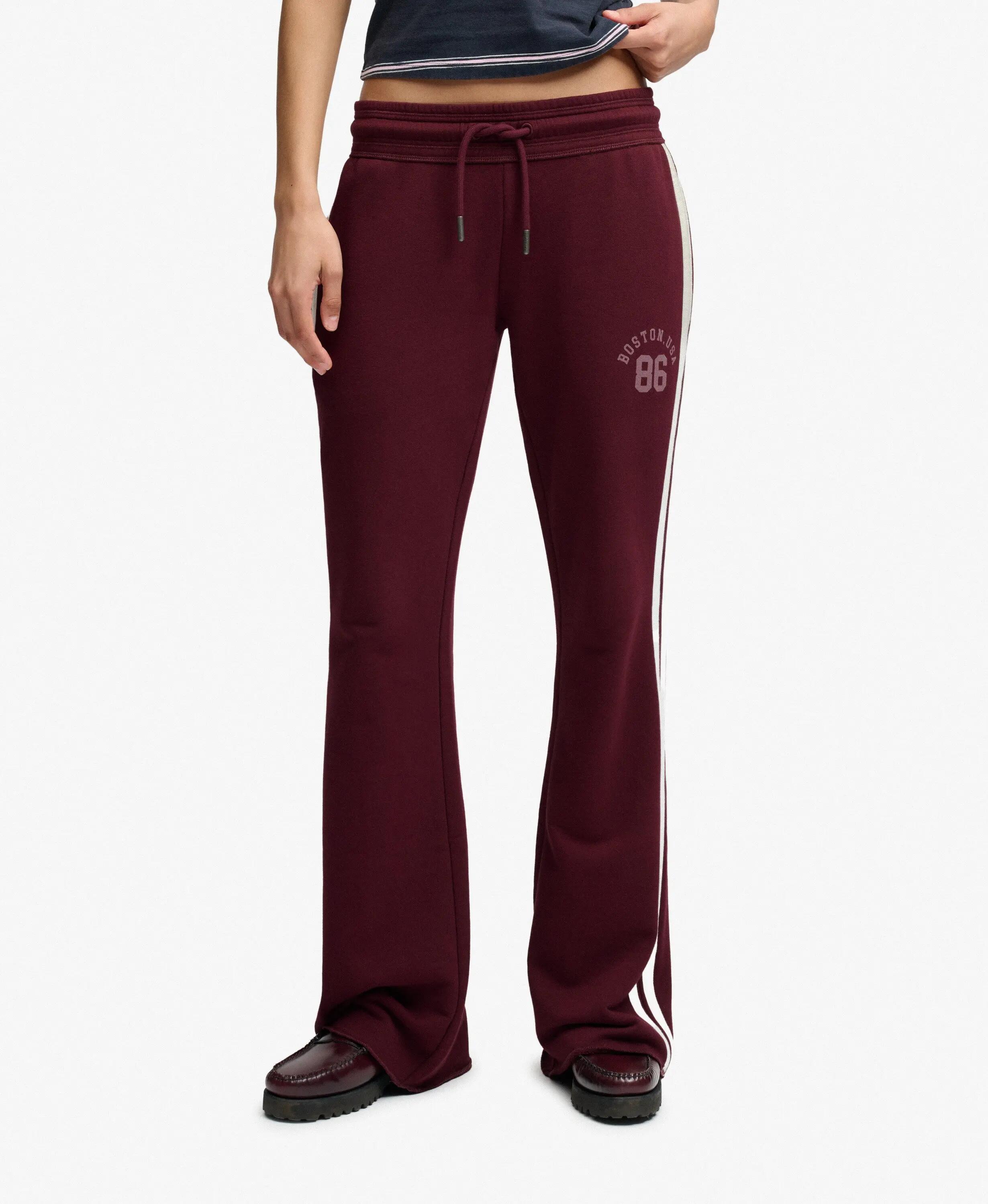 superdry Athletic Essentials Stripe Flare Joggers – brede pasvorm 3/7