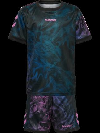 hummel Set hmlBLAZE CLUB 26 GRAPHIC SET KIDS en polyester recyclé –