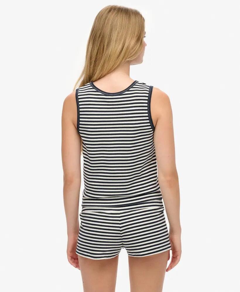 superdry Débardeur Athletic Essentials Jersey Rayé – coupe slim 5/5