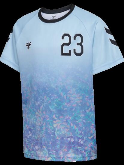 hummel T-shirt hmlSHIMMER S/S avec imprimé scintillant - Polyester 100%