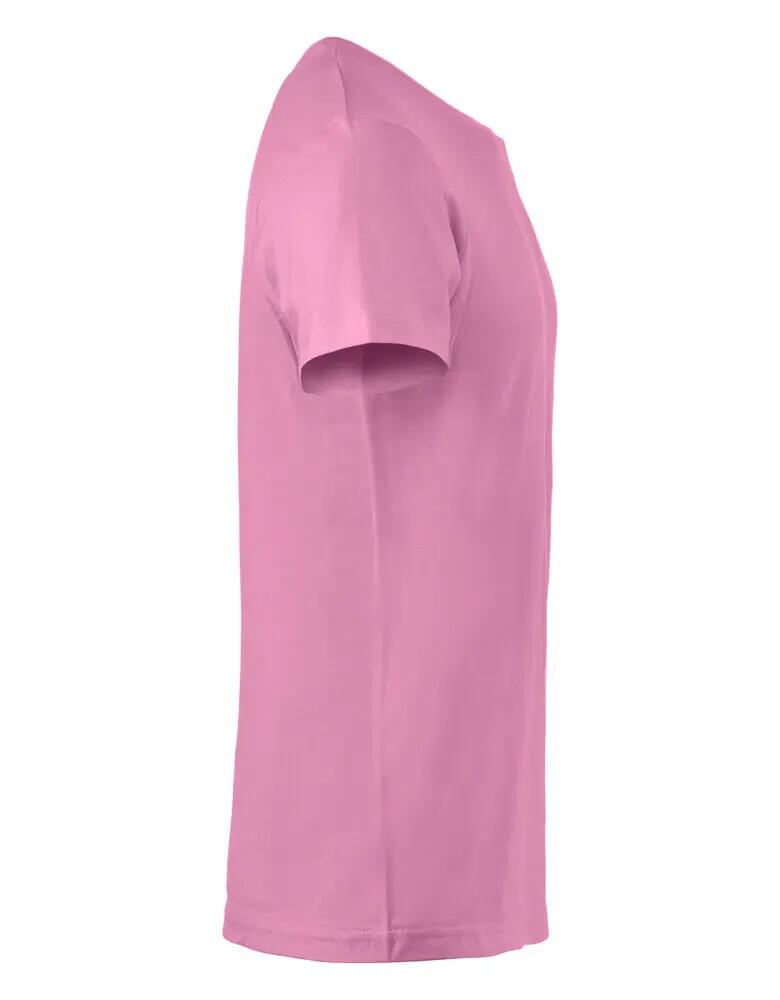 clique Basic-T Junior T-shirt in cotone con colletto a coste 4/4
