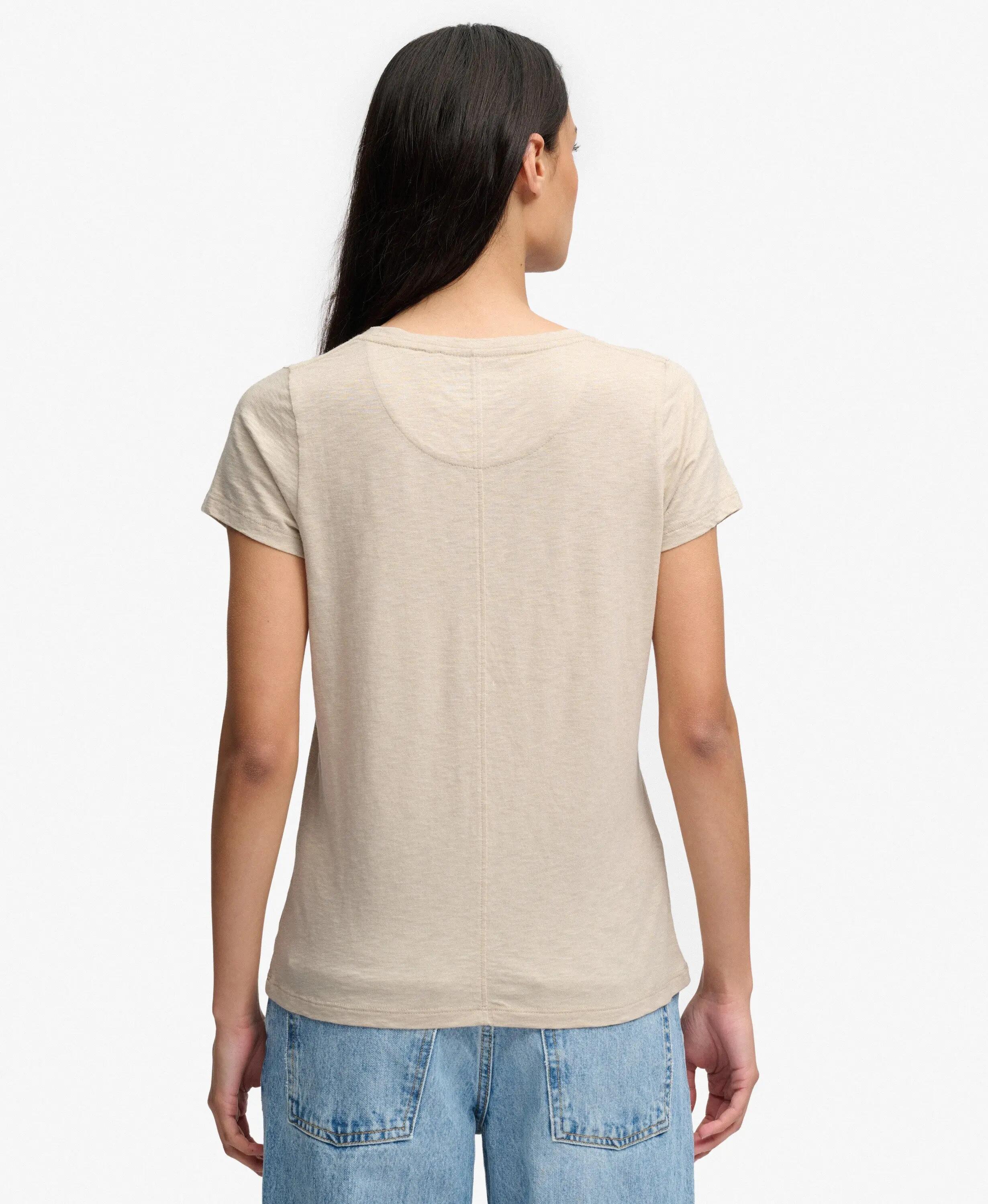 superdry T-shirt Studios scollata — slim fit, cotone e lyocell 6/7