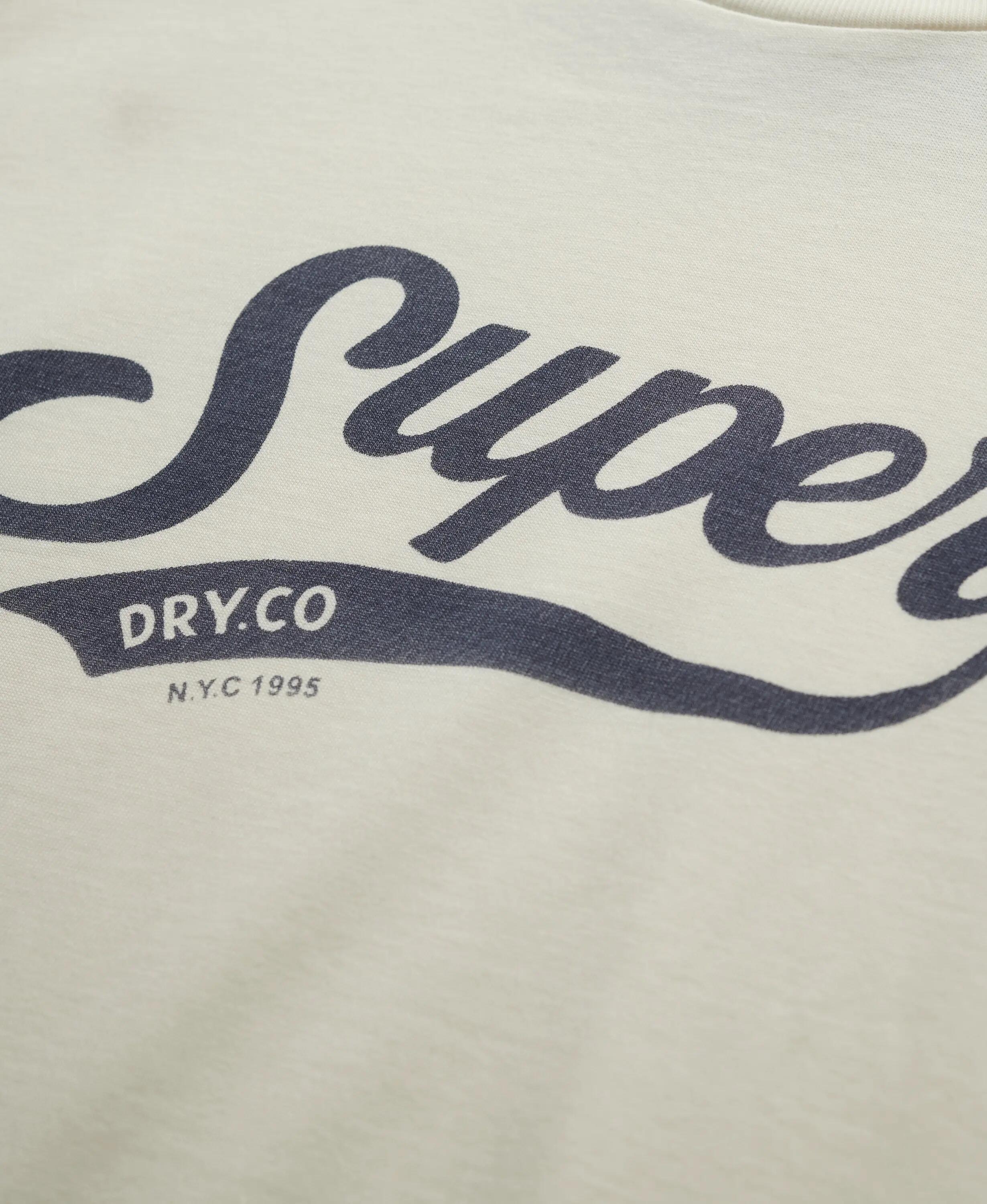 superdry Varsity Script T-Shirt – 100% Bio-Baumwolle, Relaxed Fit 6/7
