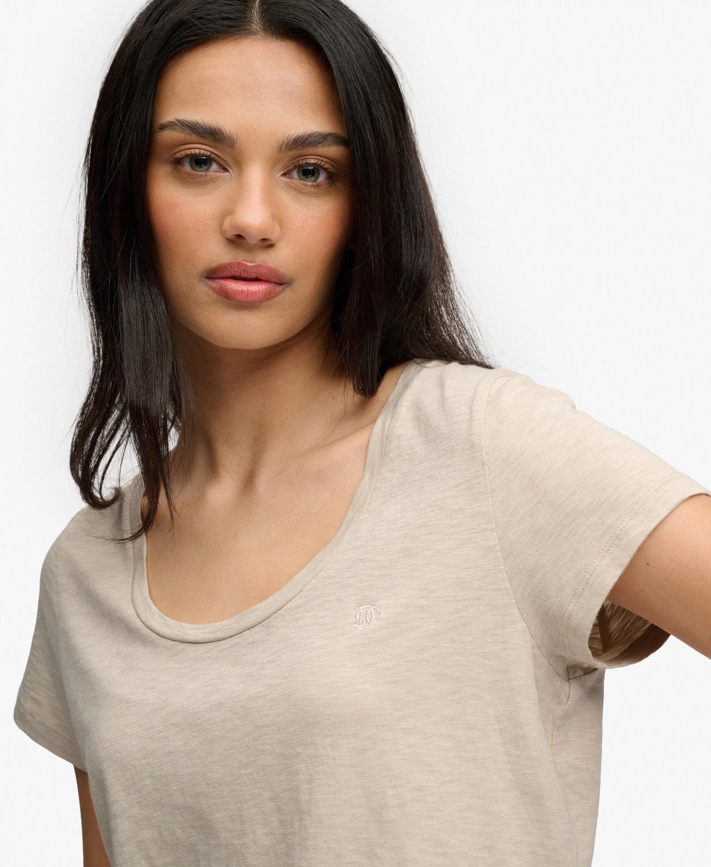 superdry T-shirt Studios scollata — slim fit, cotone e lyocell 5/7