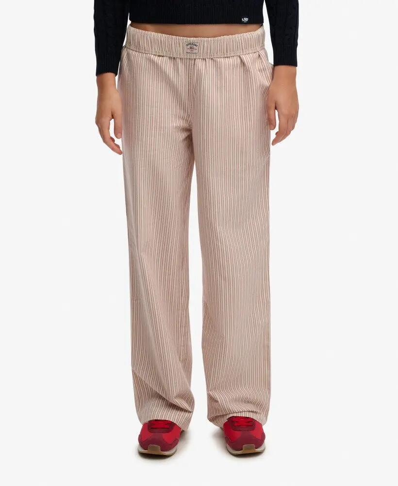 superdry Elastische Hose aus Bio-Baumwolle mit Streifen 4/7