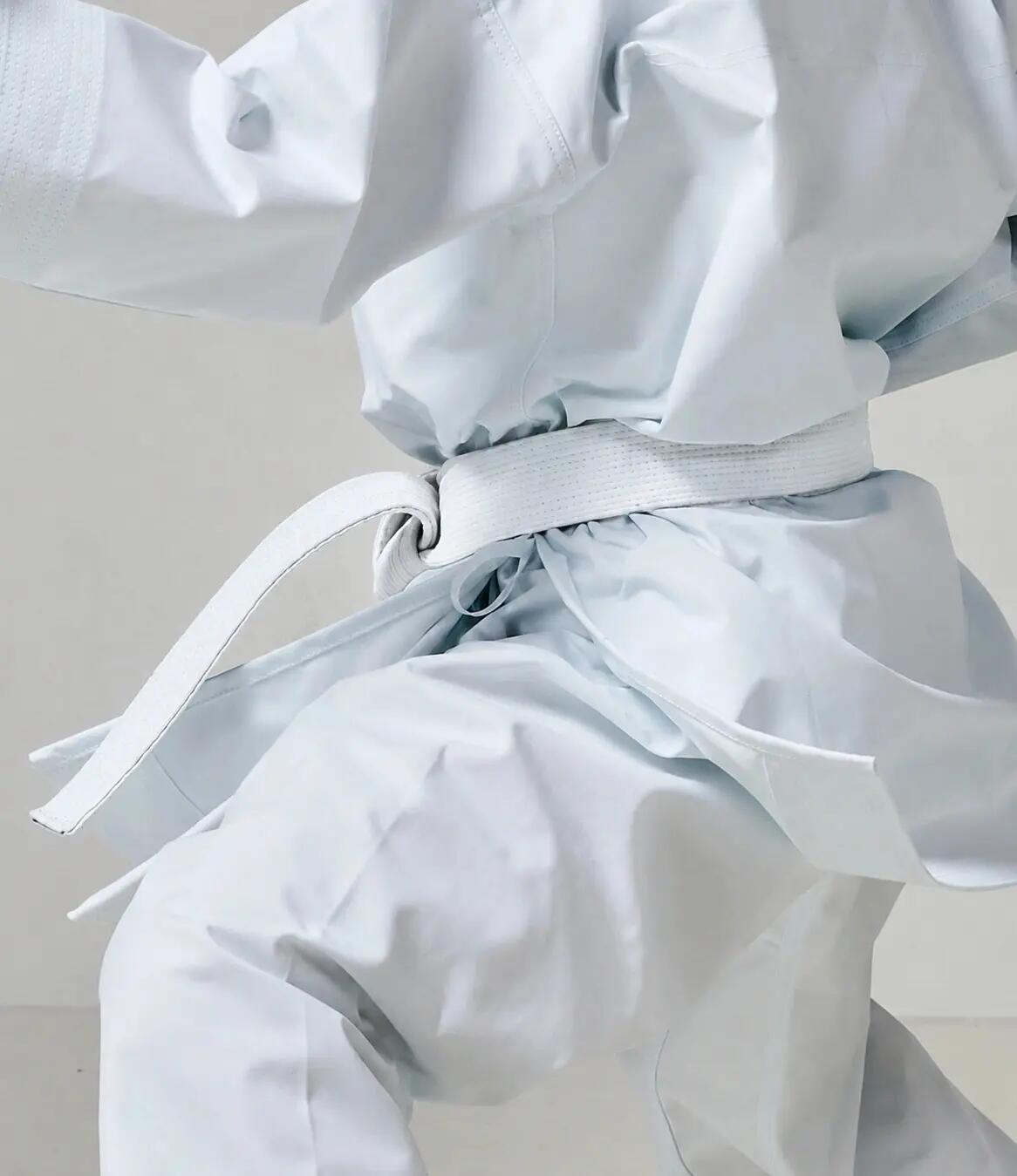 Biały pas do kimona MTX Karate WKF MOOTO 5/6
