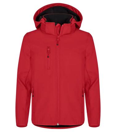 clique Classic Softshell Jacket Junior wasserabweisend – Red