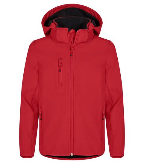 clique Classic Softshell Jacket Junior wasserabweisend – Red