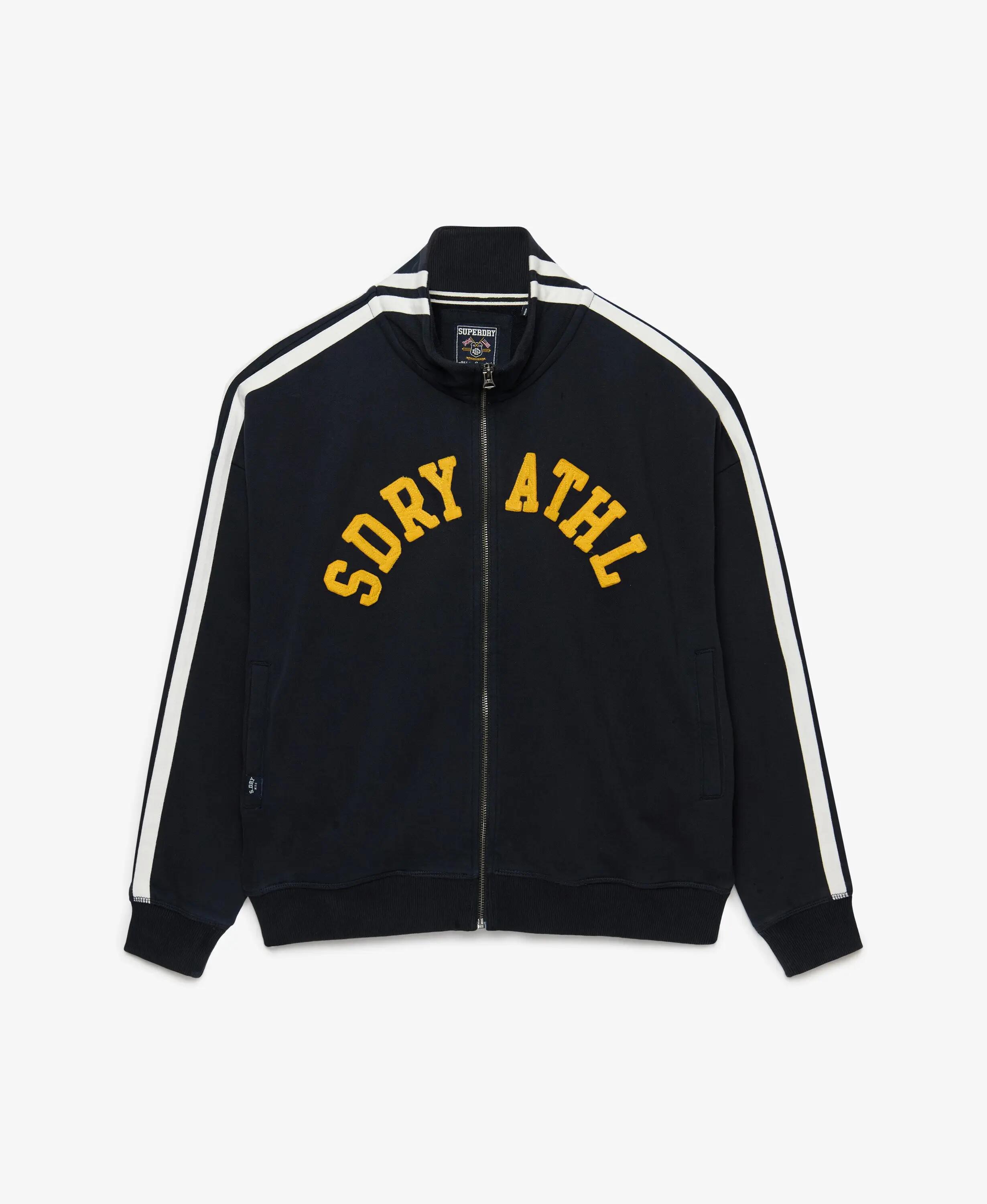 superdry Top de treino com fecho oversize Athletic Essentials em algodão 7/7