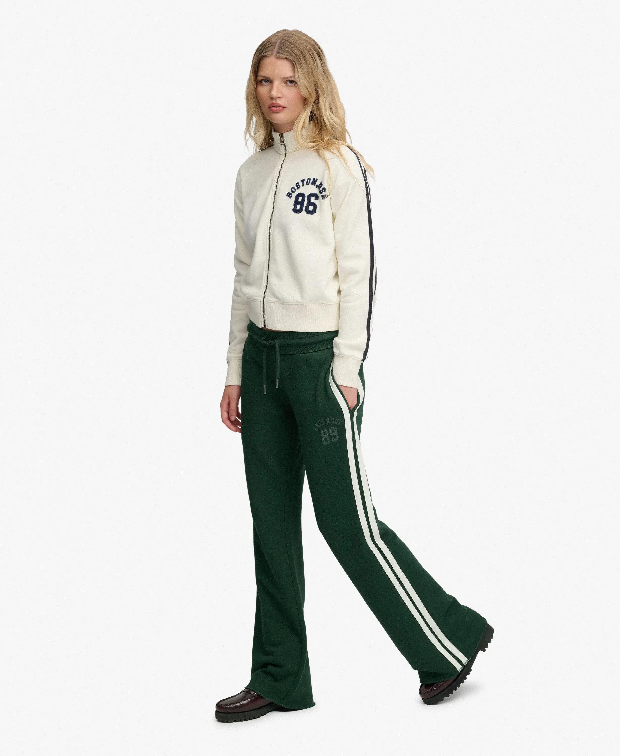 superdry Calças Jogger Flare Athletic Essentials às riscas 3/7