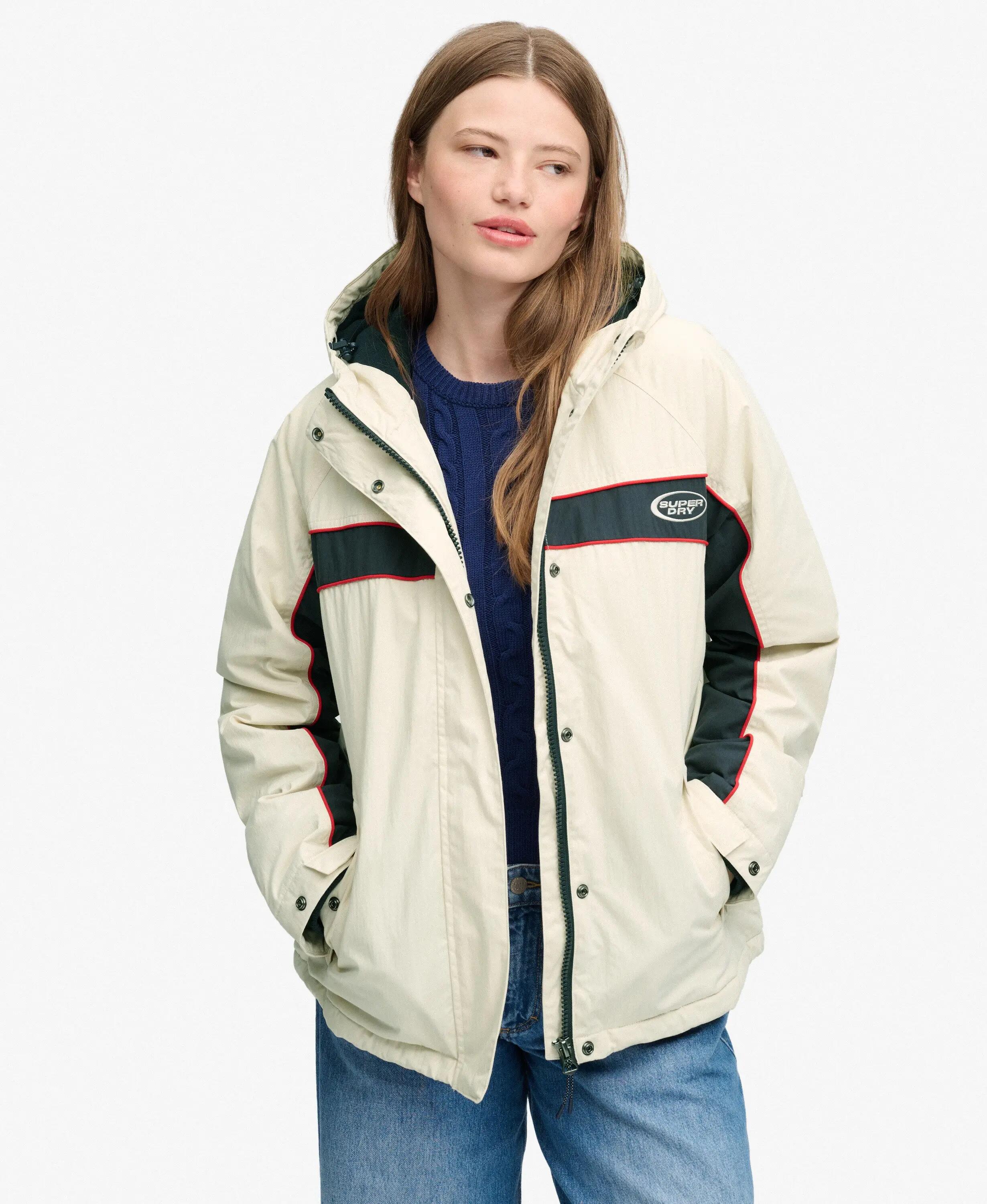 superdry Vintage Kurtka Przeciwwietrzna z Kapturem — Microfleece 2/7
