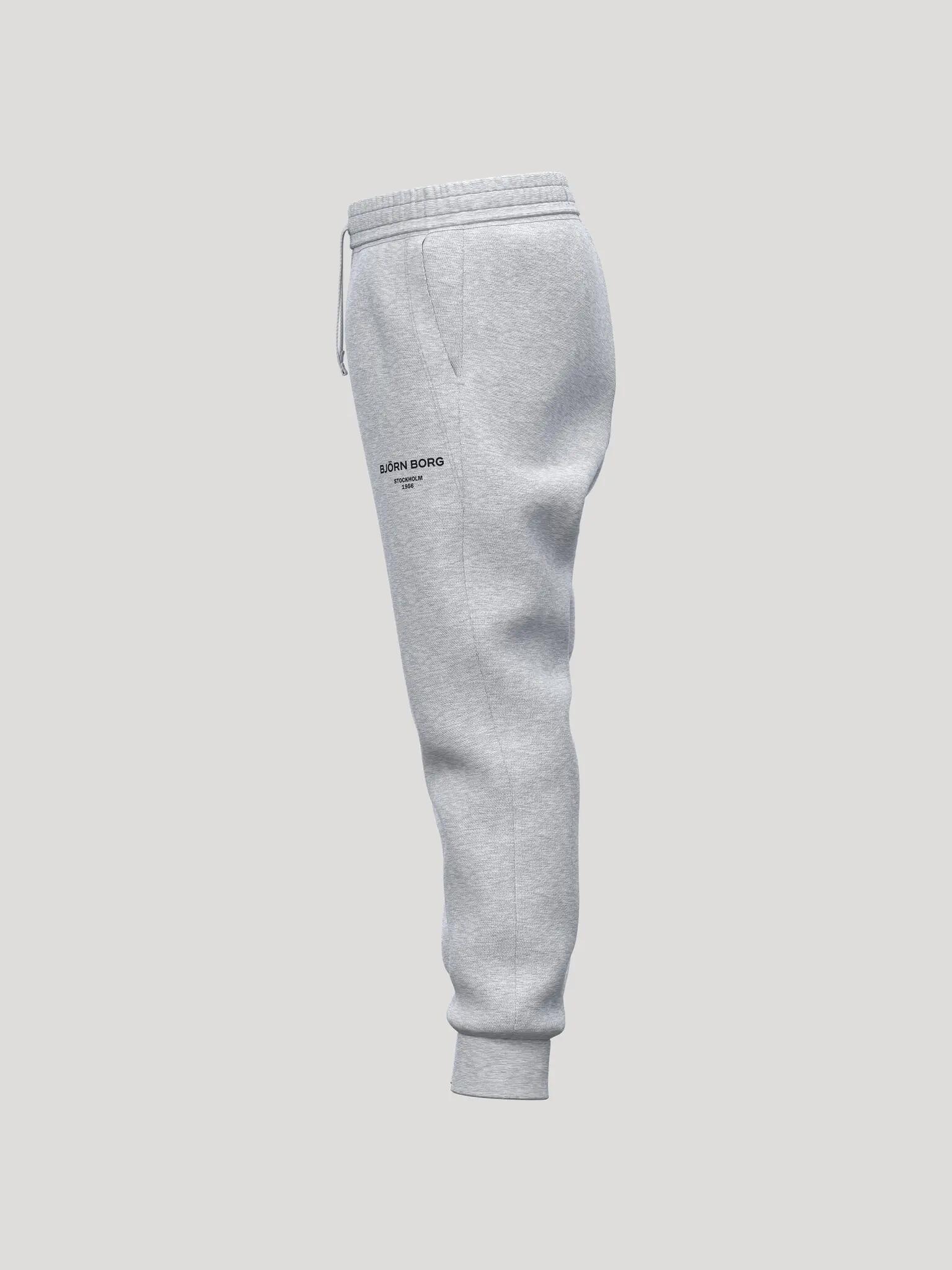 bjorn_borg BORG ESSENTIAL 1 Calças sweat tapered em poliéster reciclado – LIGHT 3/4