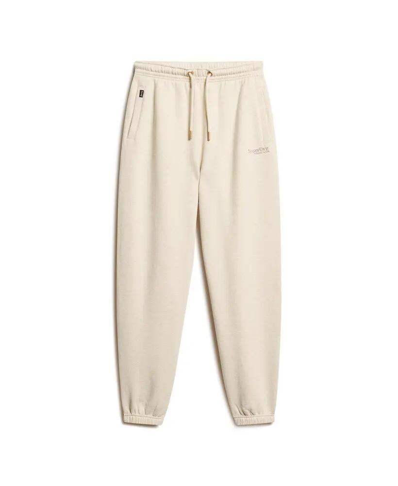 superdry Calças jogger Essential Logo com punhos — forro escovado 7/7