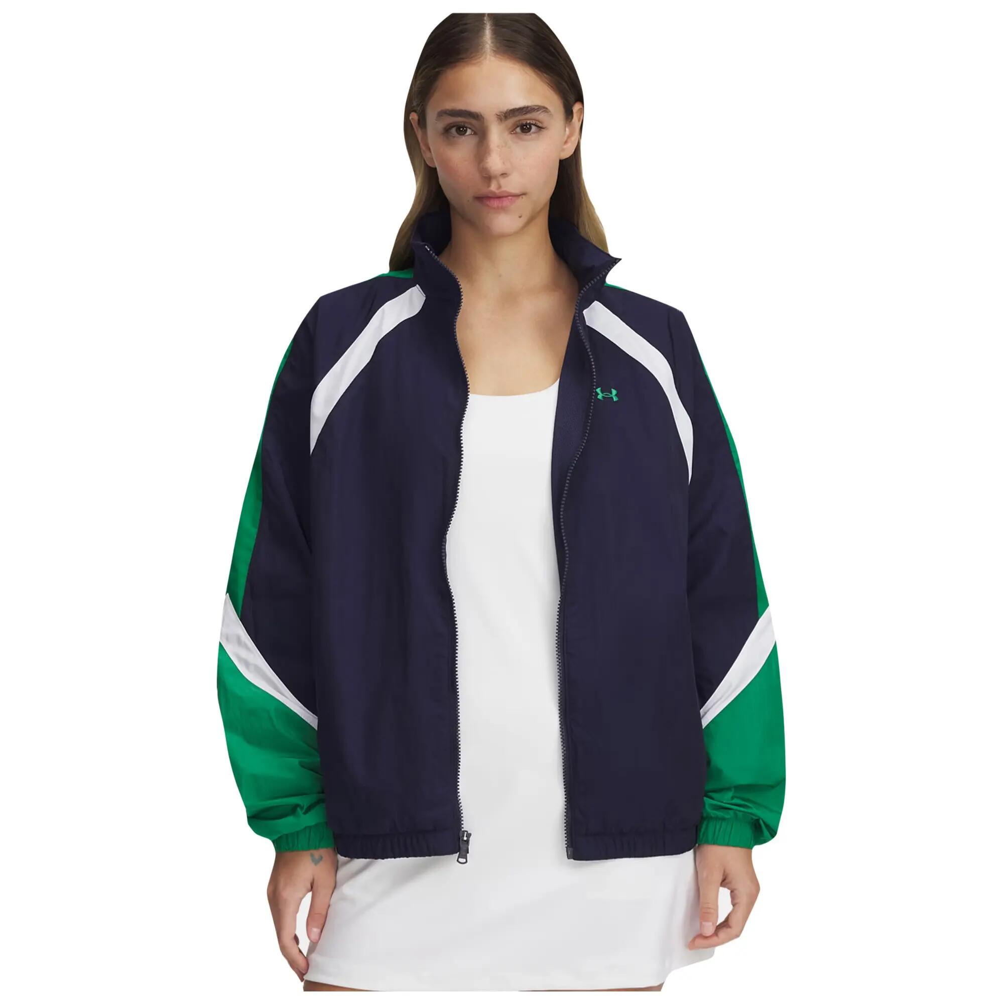 Jacke für , Fältchen Damen Blau/Grün/Weiß 1/5