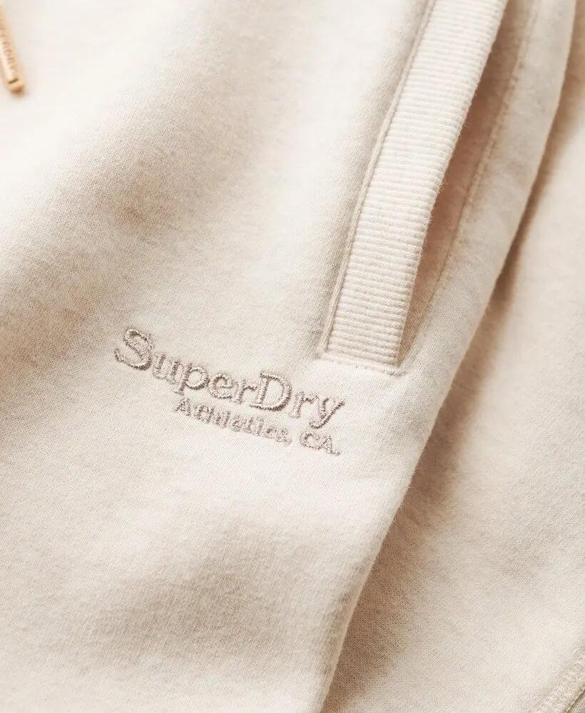 superdry Calças jogger Essential Logo com punhos — forro escovado 5/7