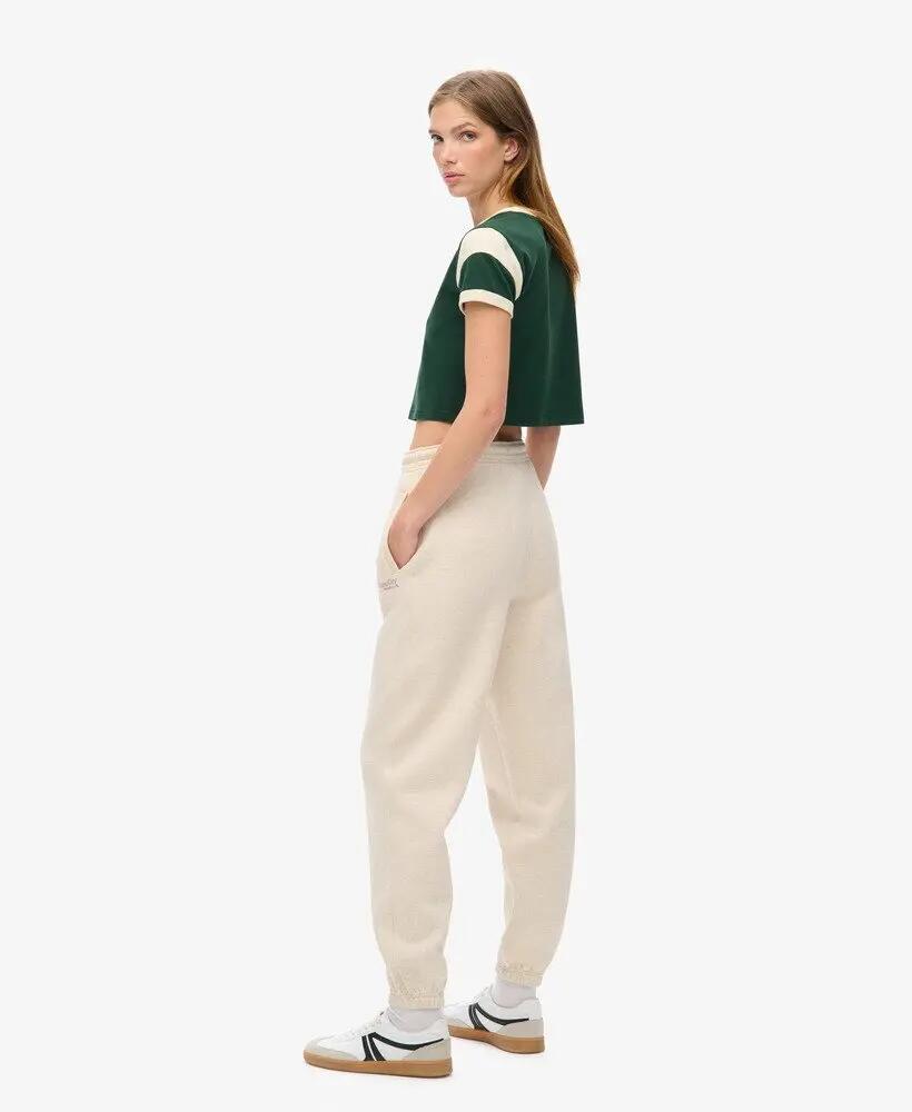 superdry Calças jogger Essential Logo com punhos — forro escovado 3/7