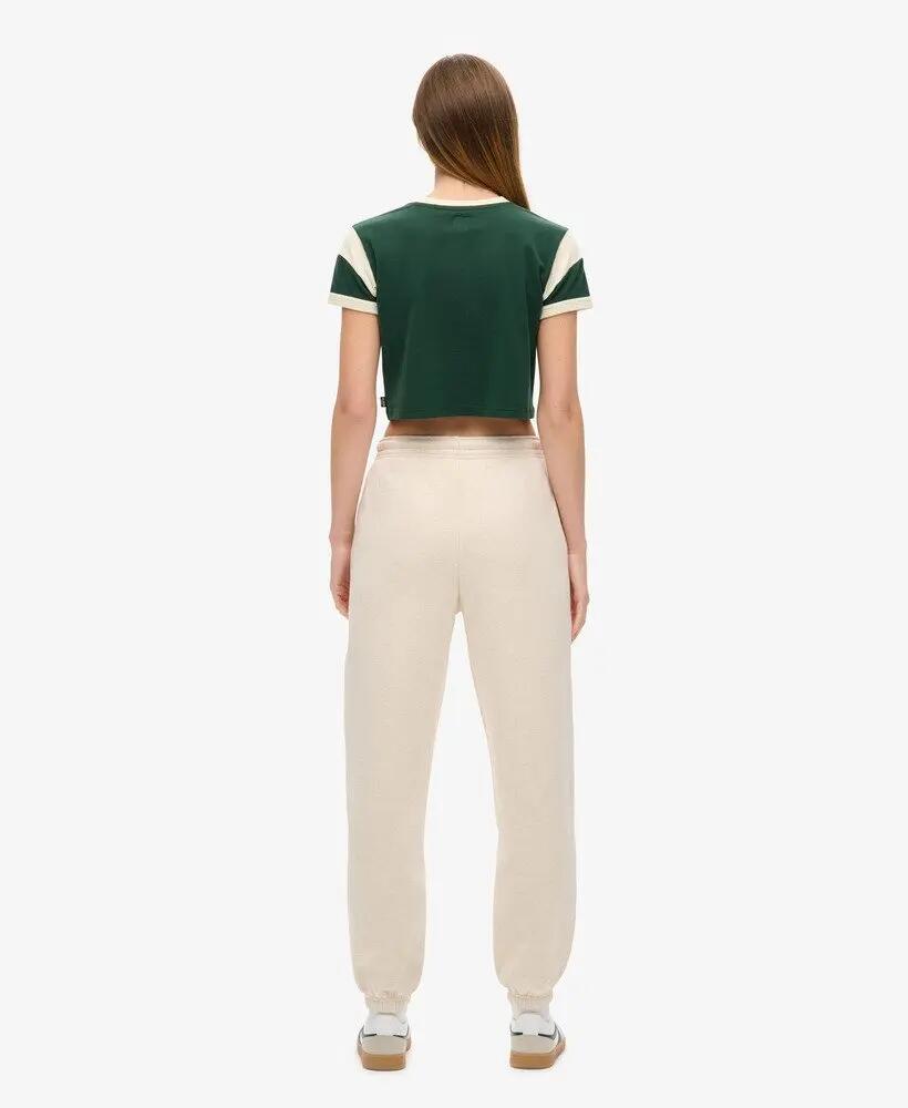 superdry Calças jogger Essential Logo com punhos — forro escovado 2/7