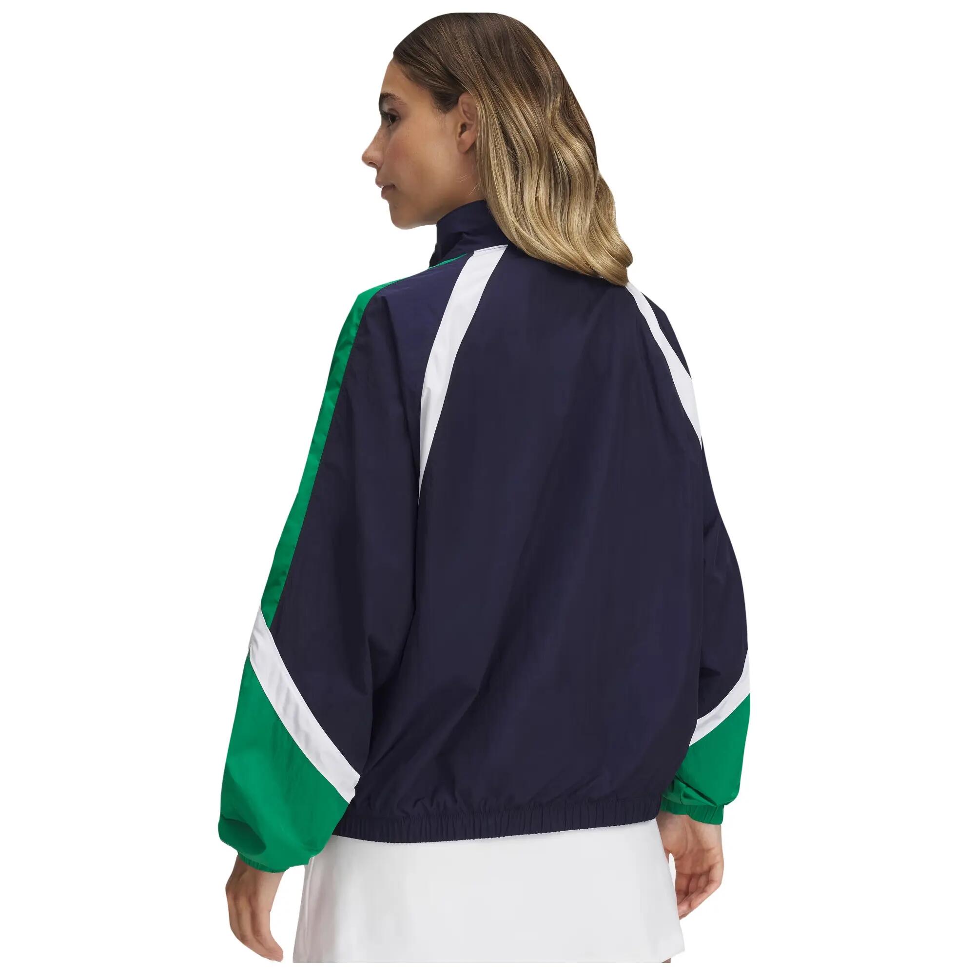 Jacke für , Fältchen Damen Blau/Grün/Weiß 2/5