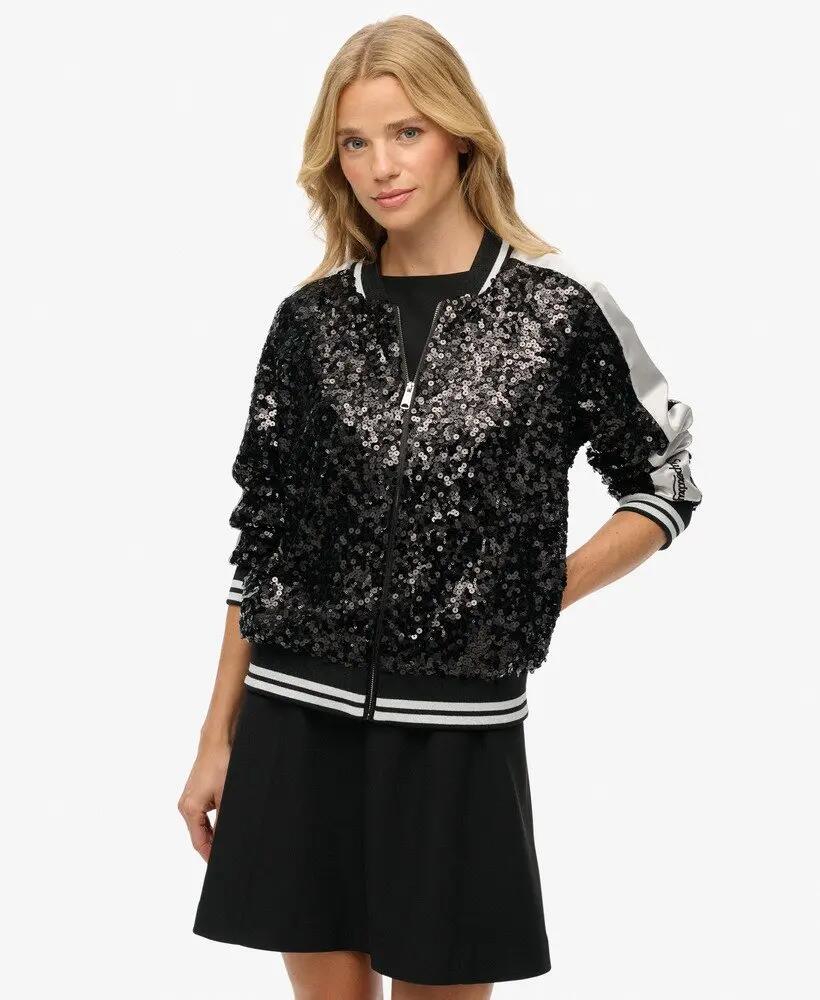 superdry Kurtka Sequin Suikajan – cekiny 6/7