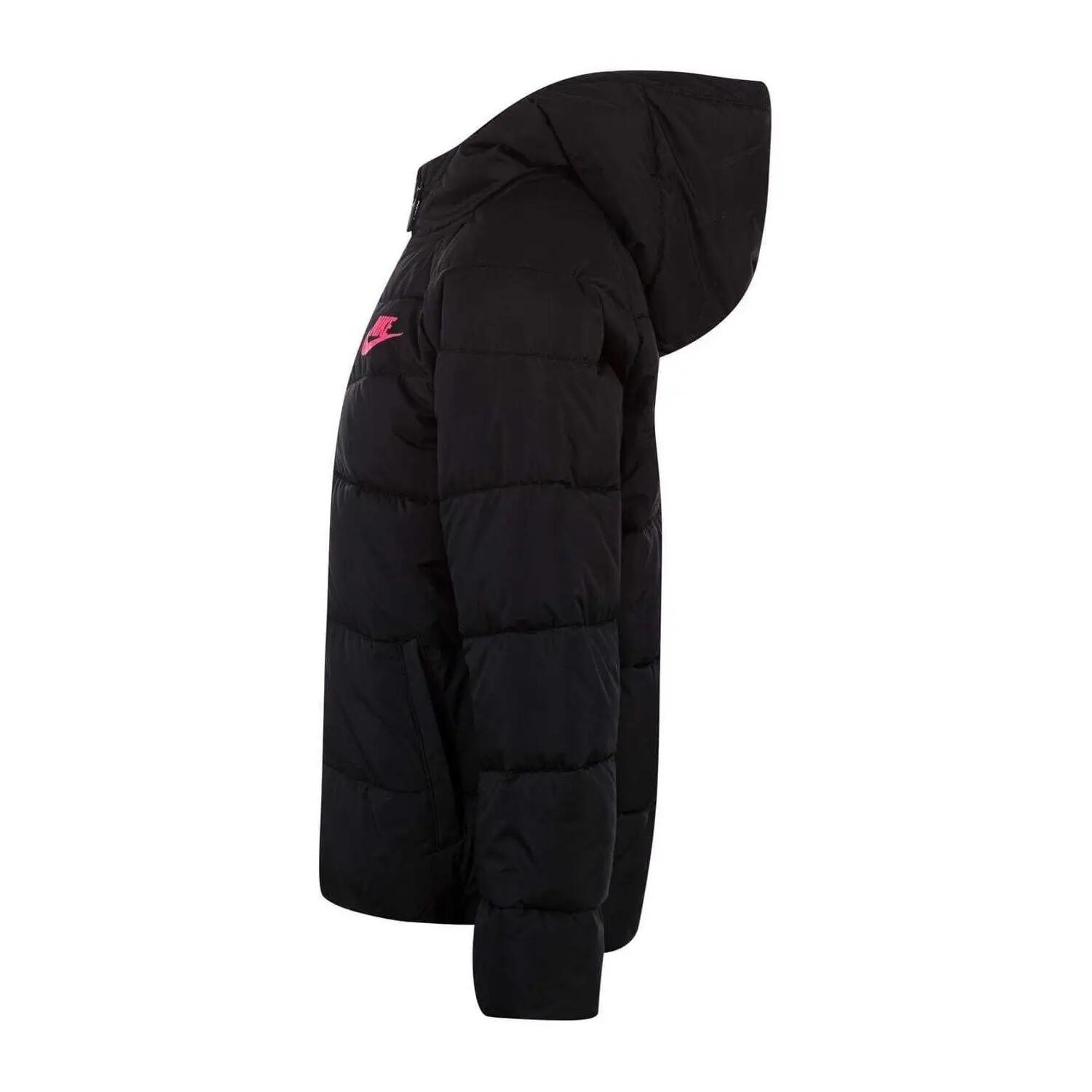 Doudoune NSW Fille (Noir / Rose) 3/4