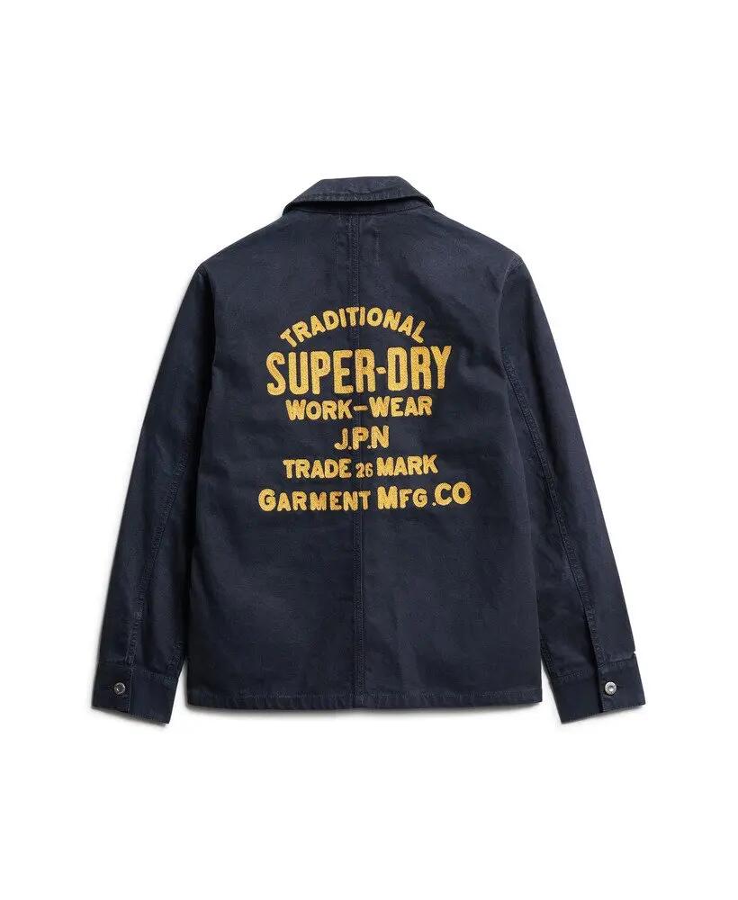 superdry Canvas Chore Jacket giacca in cotone 7/7