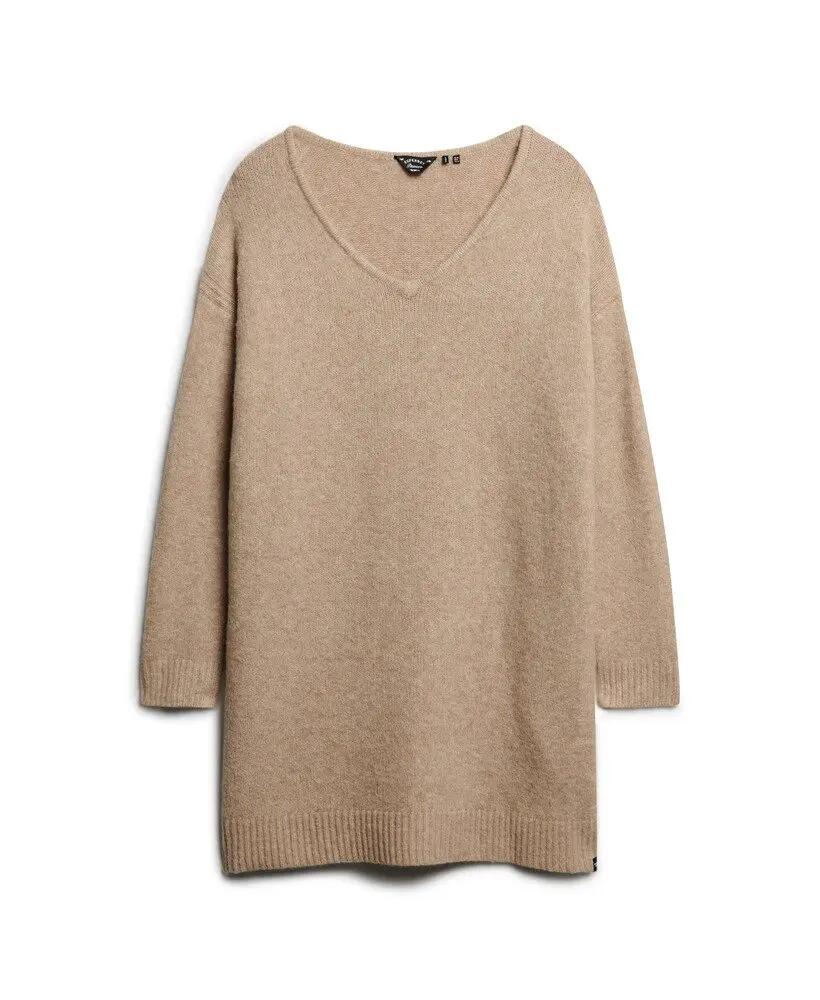 superdry Oversized V-hals Trui-jurk 5/5