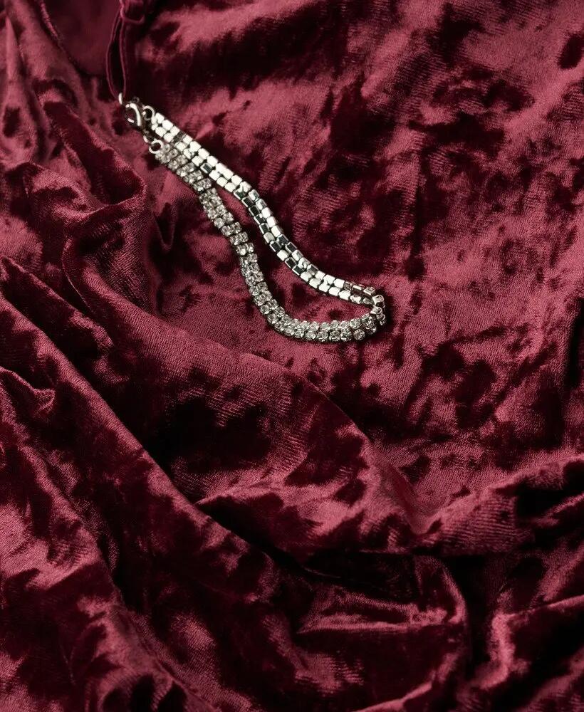 superdry Diamonte Velvet Maxi Dress fluwelen lange jurk 5/6