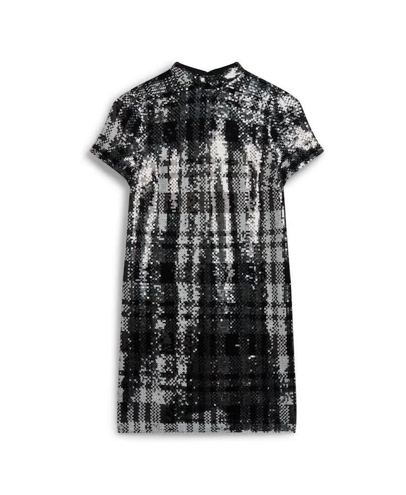 superdry Abito T-shirt con paillettes e collo alto 6/7