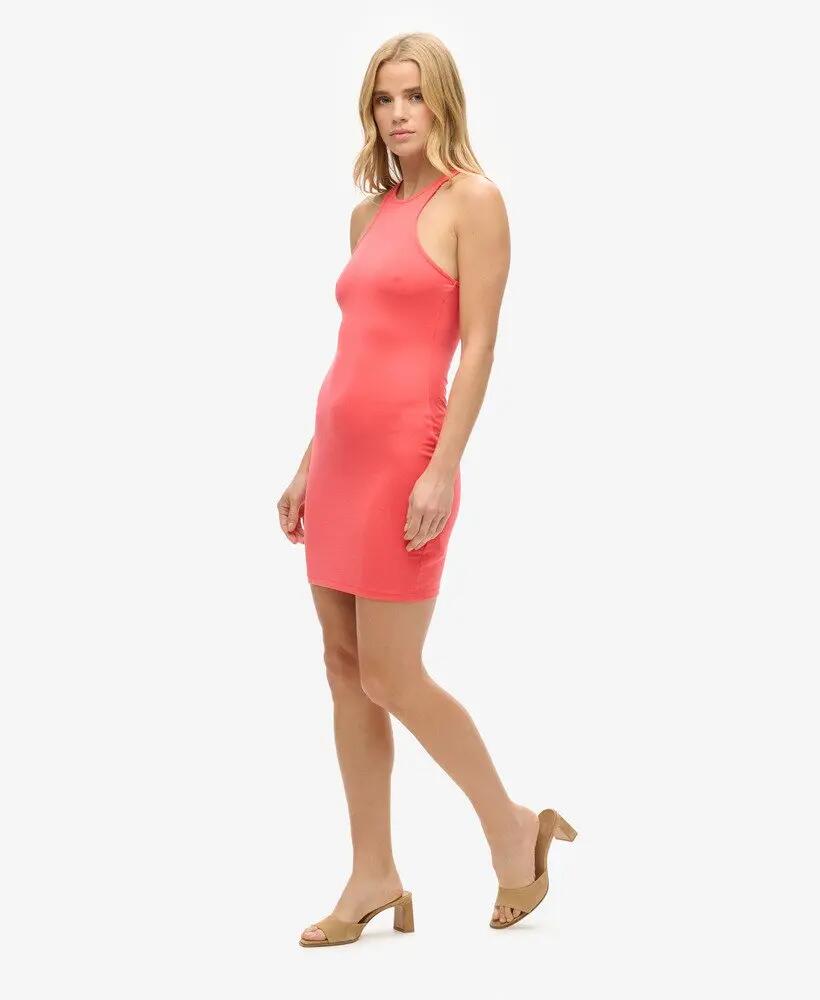 superdry Jersey Racer Mini Dress – Vestido curto slim em TENCEL™ Modal 3/4