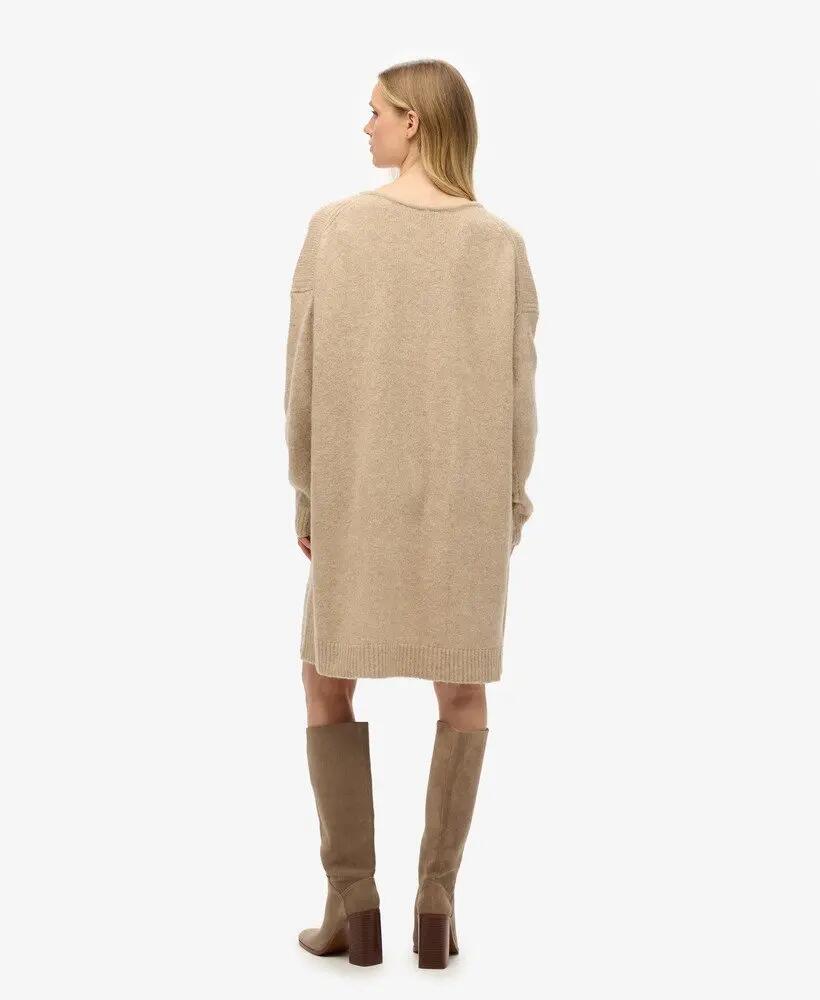 superdry Oversized V-hals Trui-jurk 3/5