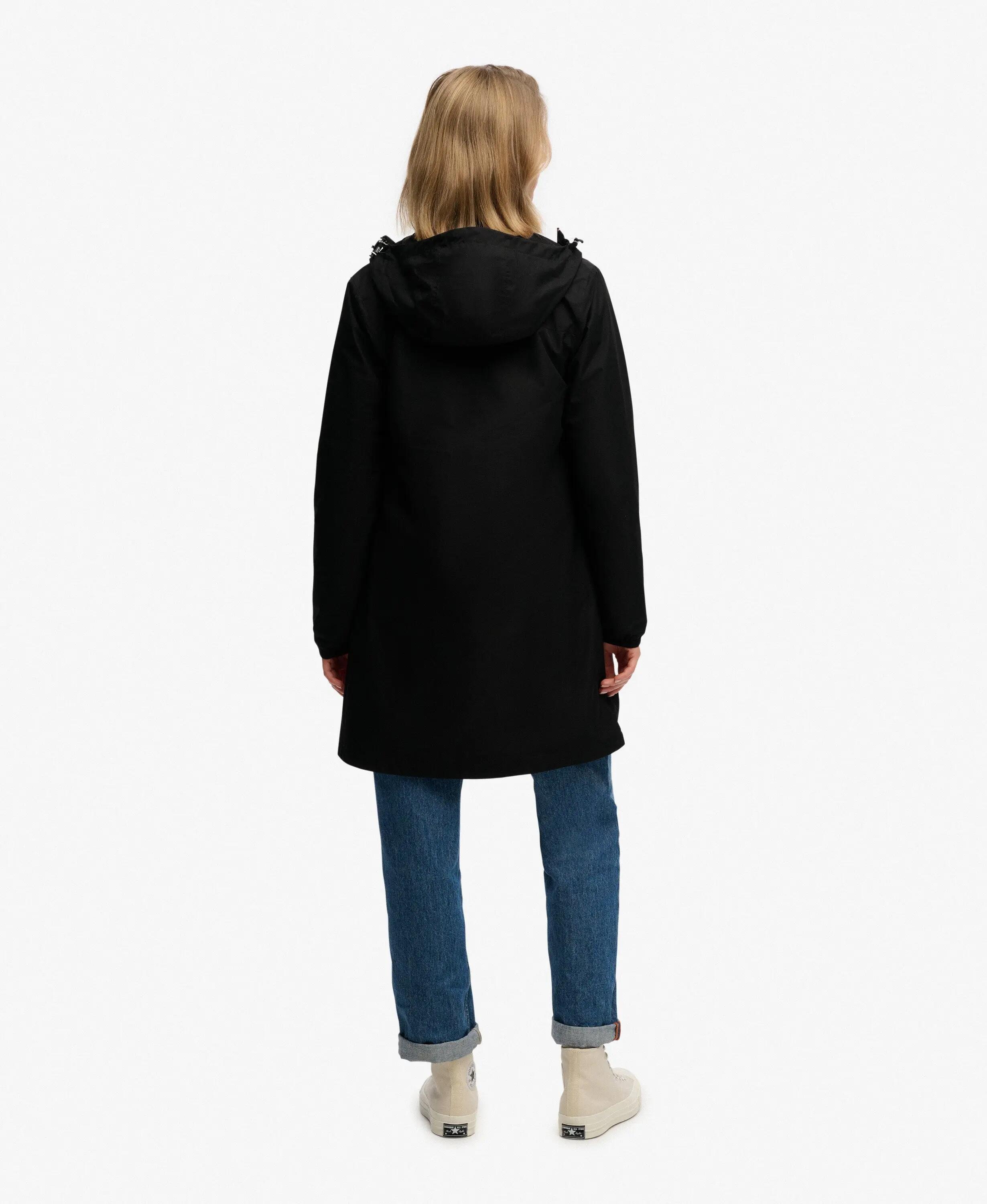 superdry Longline Windbreaker Jack Loose Fit van Gerecycled Polyester 6/7