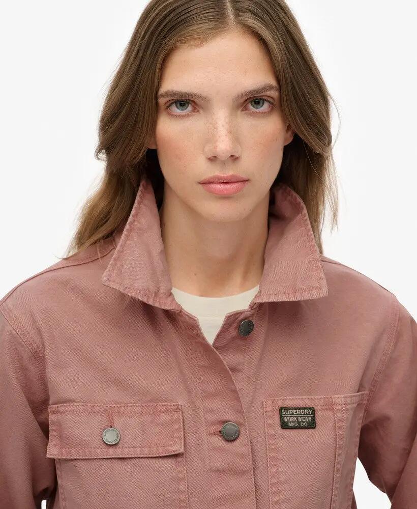 superdry Chore Jacket 100% algodão – corte relaxed 4/7