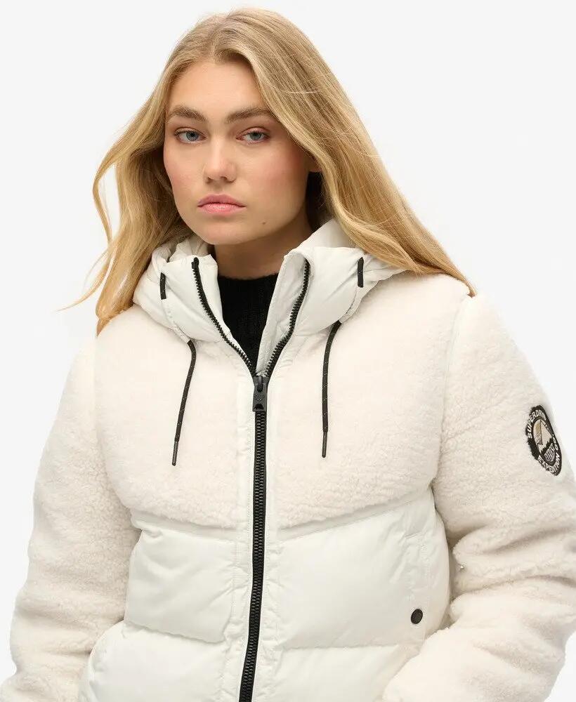 superdry Everest Bomber Hybrid Jacket – Casaco bomber mulher em poliéster 3/7