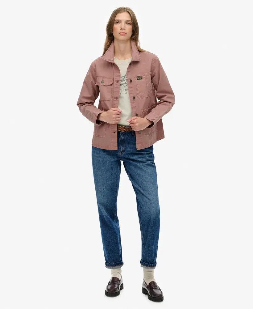 superdry Chore Jacket 100% algodão – corte relaxed 3/7