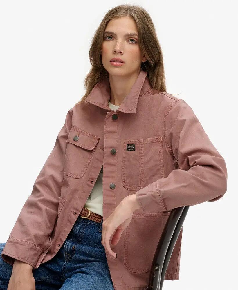 superdry Chore Jacket 100% algodão – corte relaxed 2/7